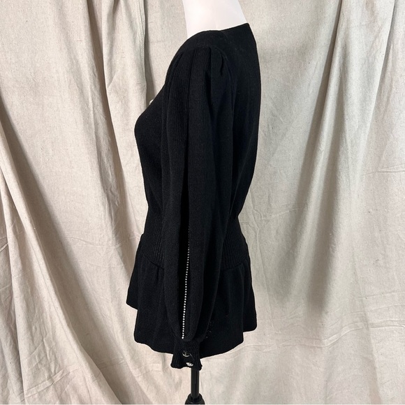 Vintage Mike Korwin Black / Silver Beaded 80"s Sweater Dress Size (S) See Below - Picture 7 of 8